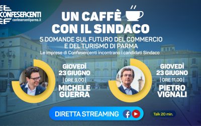 Un caffè con il sindaco: rivedi la diretta delle due puntate con i candidati al ballottaggio Michele Guerra e Pietro Vignali